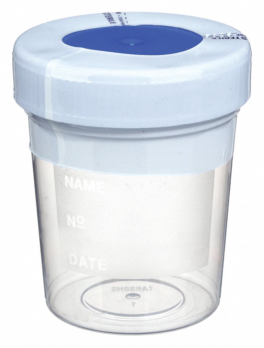 Leak Free Specimen Container 90mL and 53mm Brim