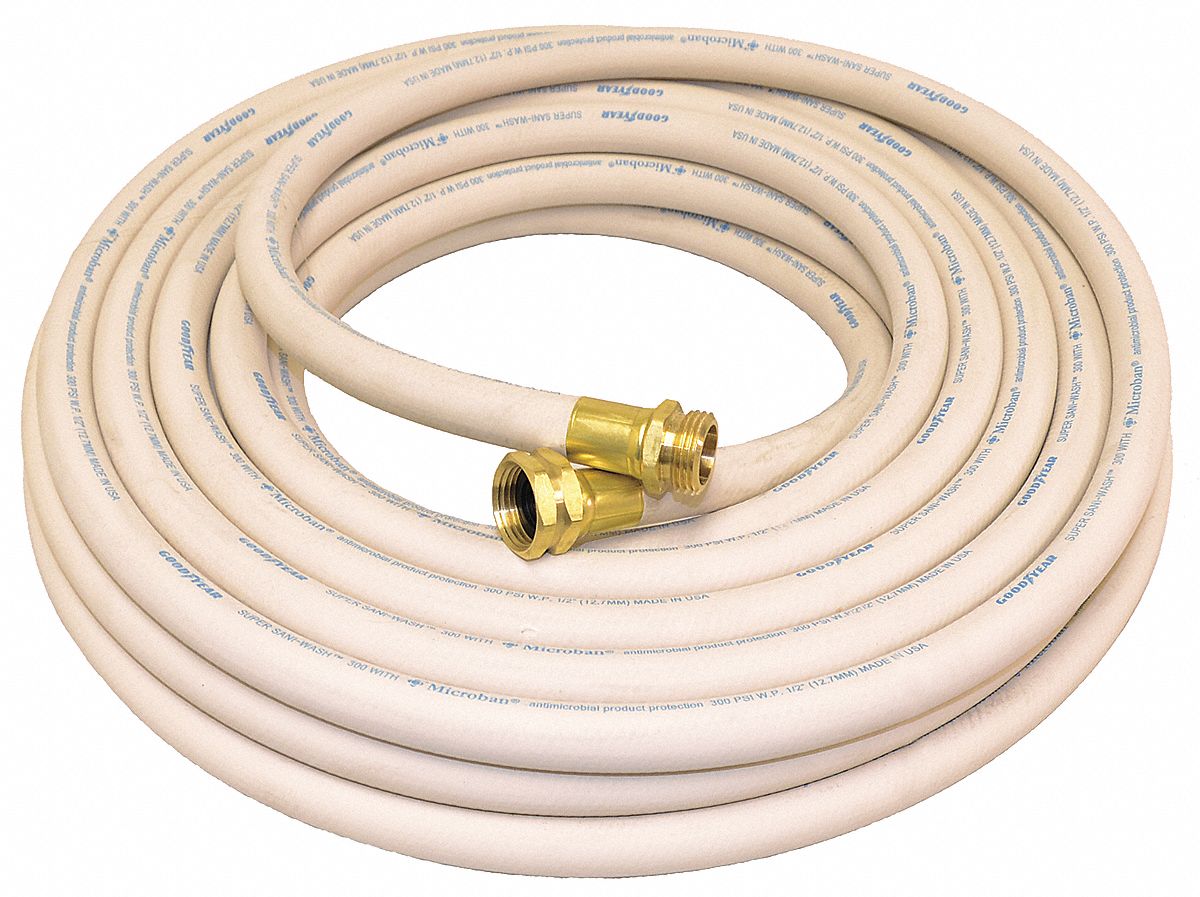 32W236 - Washdown Hose 1 In 50 Ft White