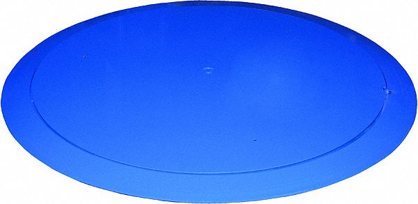 TURNTABLE PALLET, BLUE, STEEL, PAINTED FINISH, 48 IN DIA