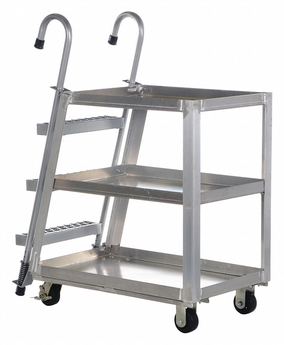 STOCK PICKER TRUCK, ALUMINUM, 1,000 LBS, 44 X 27-7/8 IN