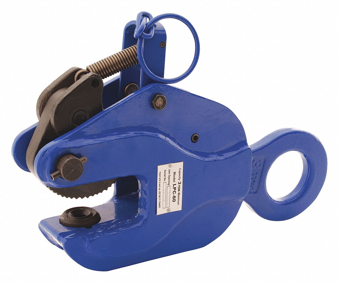 POSITIVE LOCKING PLATE CLAMP, 6000 LB CAPACITY