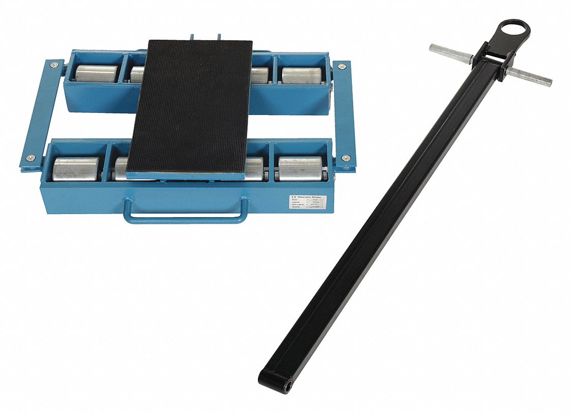 MACHINERY SKATES, STEERABLE, 12 TON CAPACITY