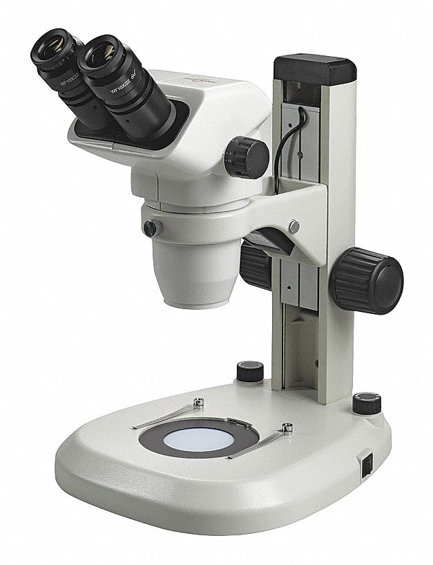Microscope: Binocular, Binocular, LED, 0.67X to 45X, Microscope, 7 3/4 in x 15 in