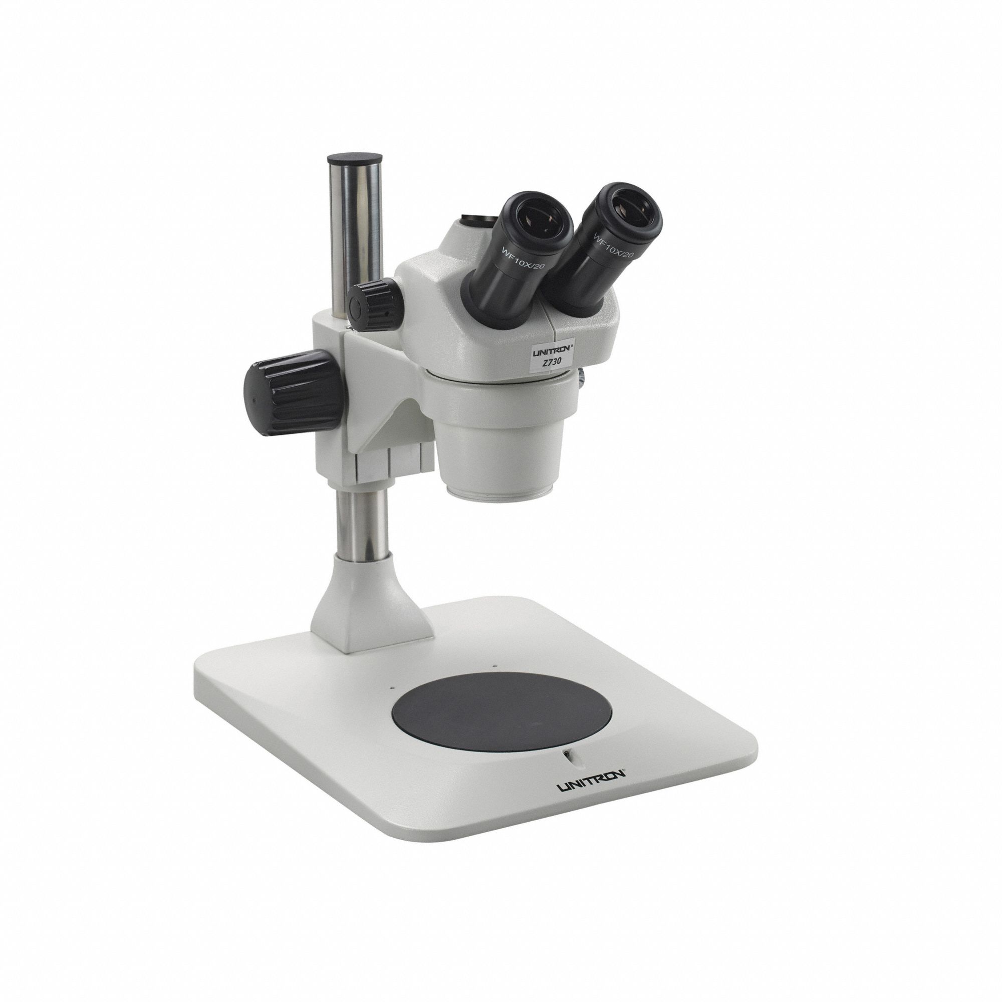 Microscope: Stereo, Trinocular, 0.7X to 3X, 20 mm Optical Field of View, Std, 10 in x 10 in
