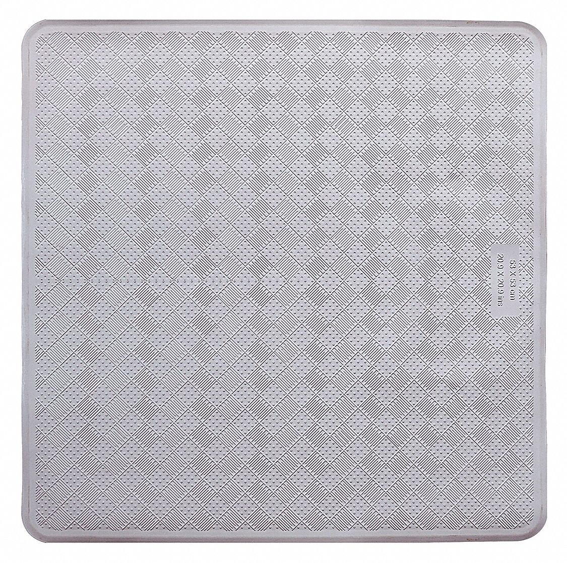 Grainger Approved 21 X 21 Rubber Shower And Bath Mat With