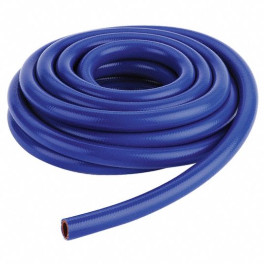 FLEXTECH Heater Hose, Hose Tube Material Silicone, Hose Cover Material Silicone, 1/2 in, 25 ft