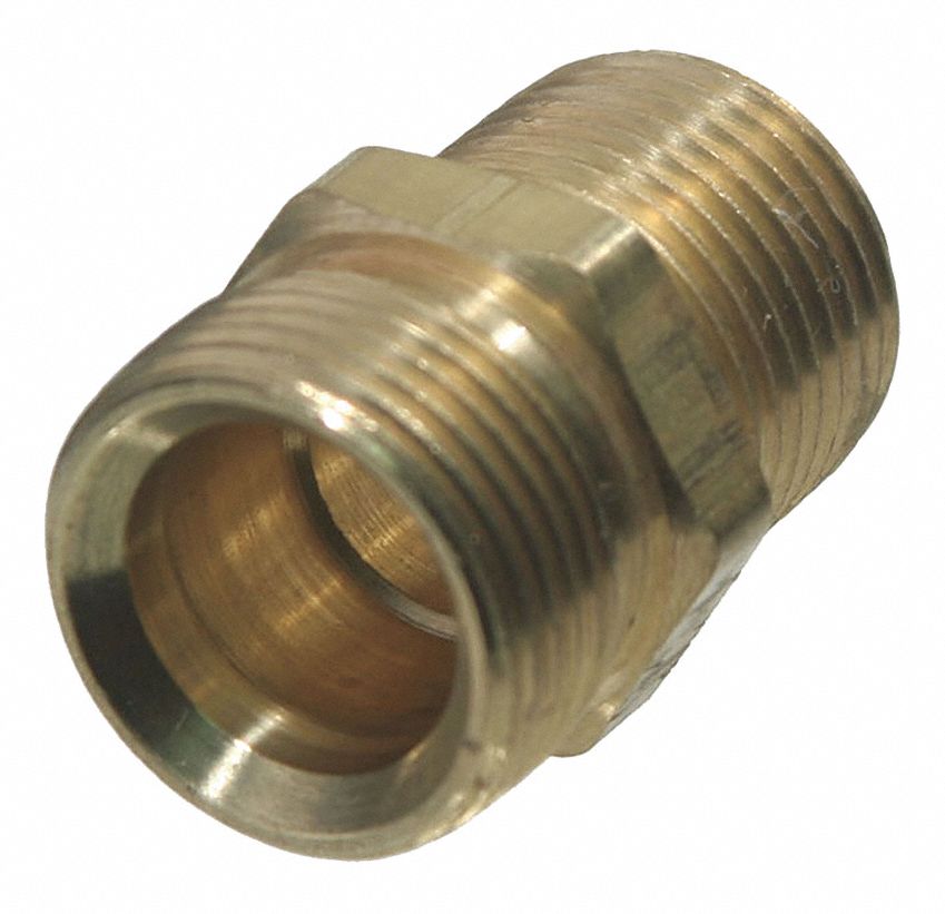 TRAMEC SLOAN Air Brake Fitting Brass, For 3/8 in Tube OD, 3/8 in Pipe