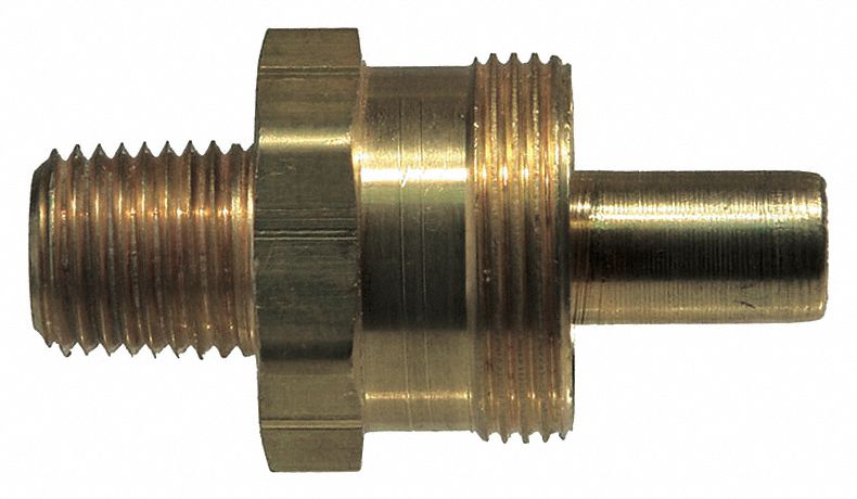 Compression Fitting Adapter: 1/2 in OD x 1/2 in Pipe Fitting Size, Compression x MNPT