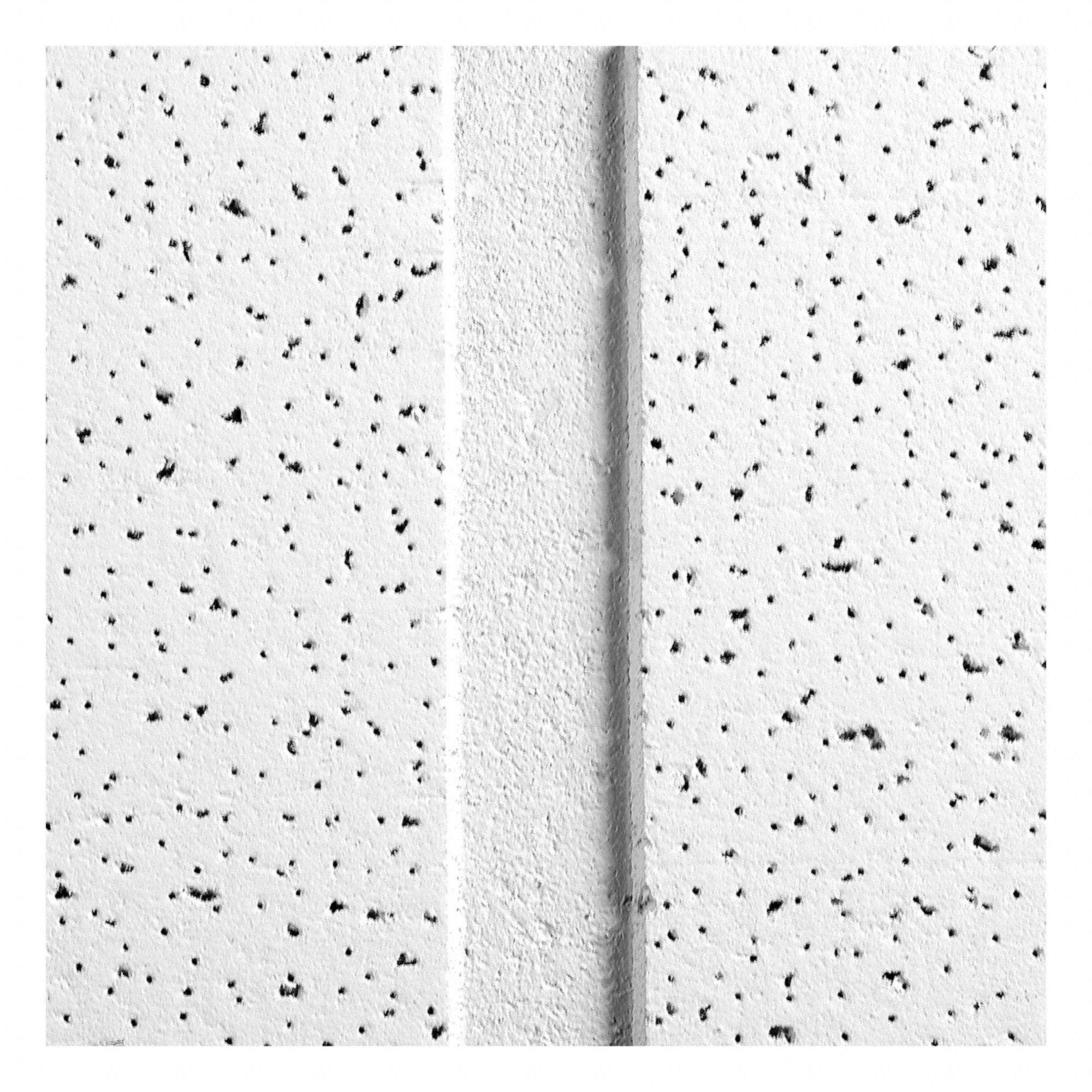Ceiling Tile: 1765C, Fine Fissured, 24 in x 48 in, Angled Tegular, 0.55 NRC, 30 CAC, 10 PK
