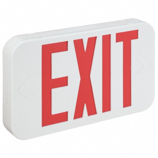 Emergency Battery Backup, LED, Exit Sign - 32WU24|CER - Grainger