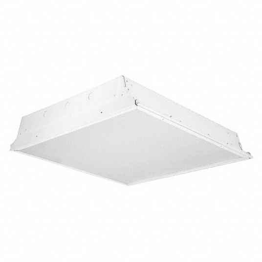 COLUMBIA LIGHTING, 33 W Max. Fixture Watt, 3500K, Recessed Troffer ...