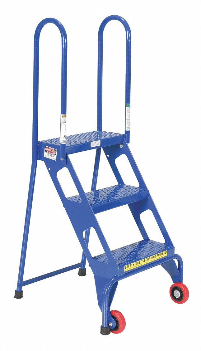 ROLLING AND CANTILEVER LADDER, CARBON STEEL