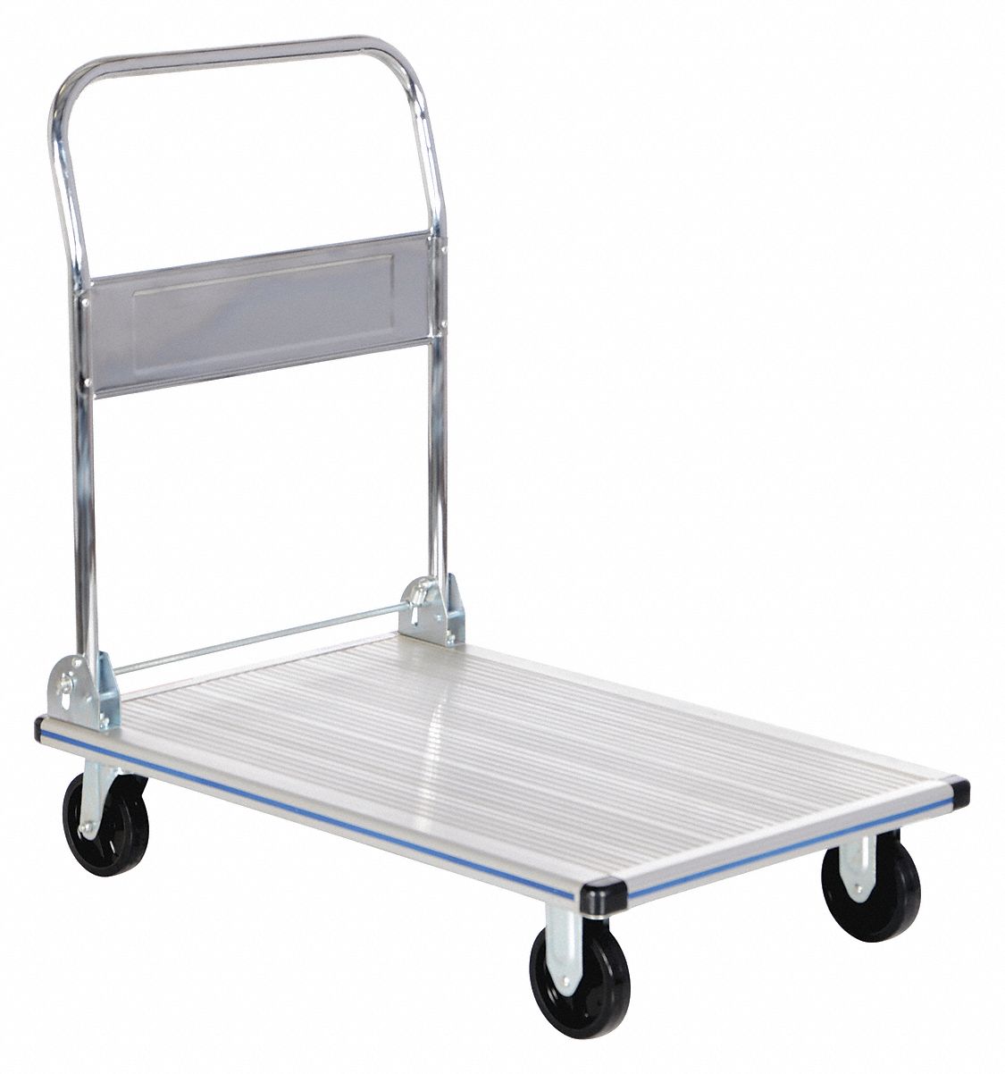 ALUMINUM PLATFORM TRUCK WITH FOLDING HANDLE, 36 IN