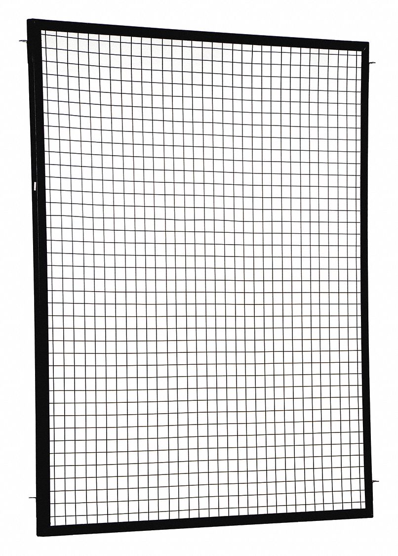 VESTIL ADJUSTABLE PERIMETER GUARD SYSTEM, BLACK, 72 IN H X 60 IN L ...
