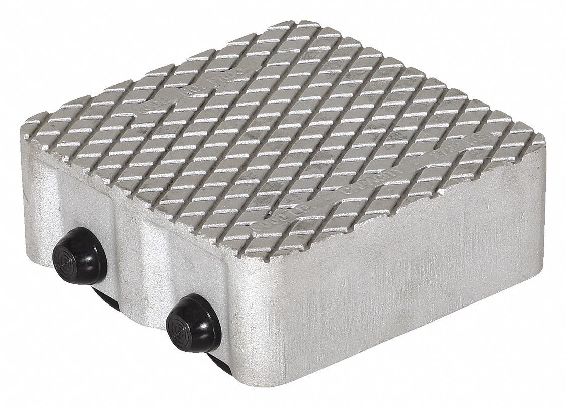 CAST ALUMINUM DOLLY, SILVER, 6,000 LB LOAD CAPACITY, 3 1/2 IN CASTER WHEEL DIAMETER, 6,000 LB LOAD CAPACITY
