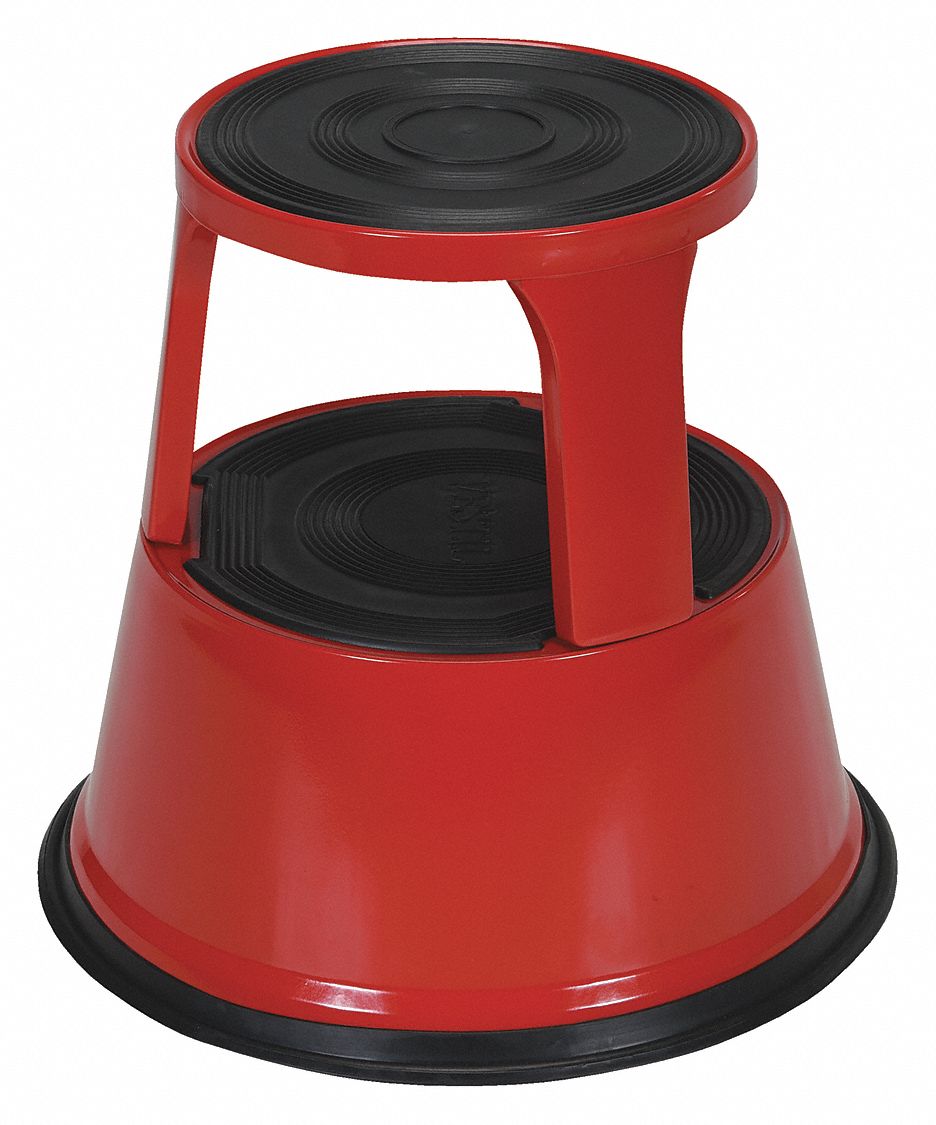 VESTIL step stool, red, 2 | STEP-17-R - Grainger, Canada