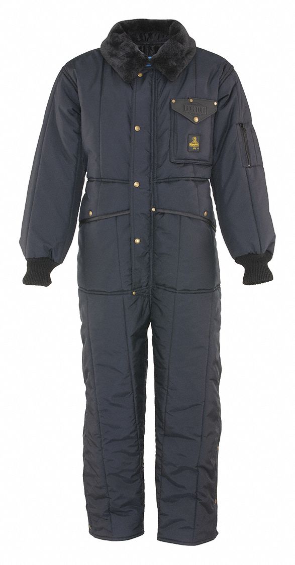 Coverall Iron-Tuff Minus 50 Suit Navy Xl: XL ( 42 in x 48 in ), Navy, Regular, Nylon