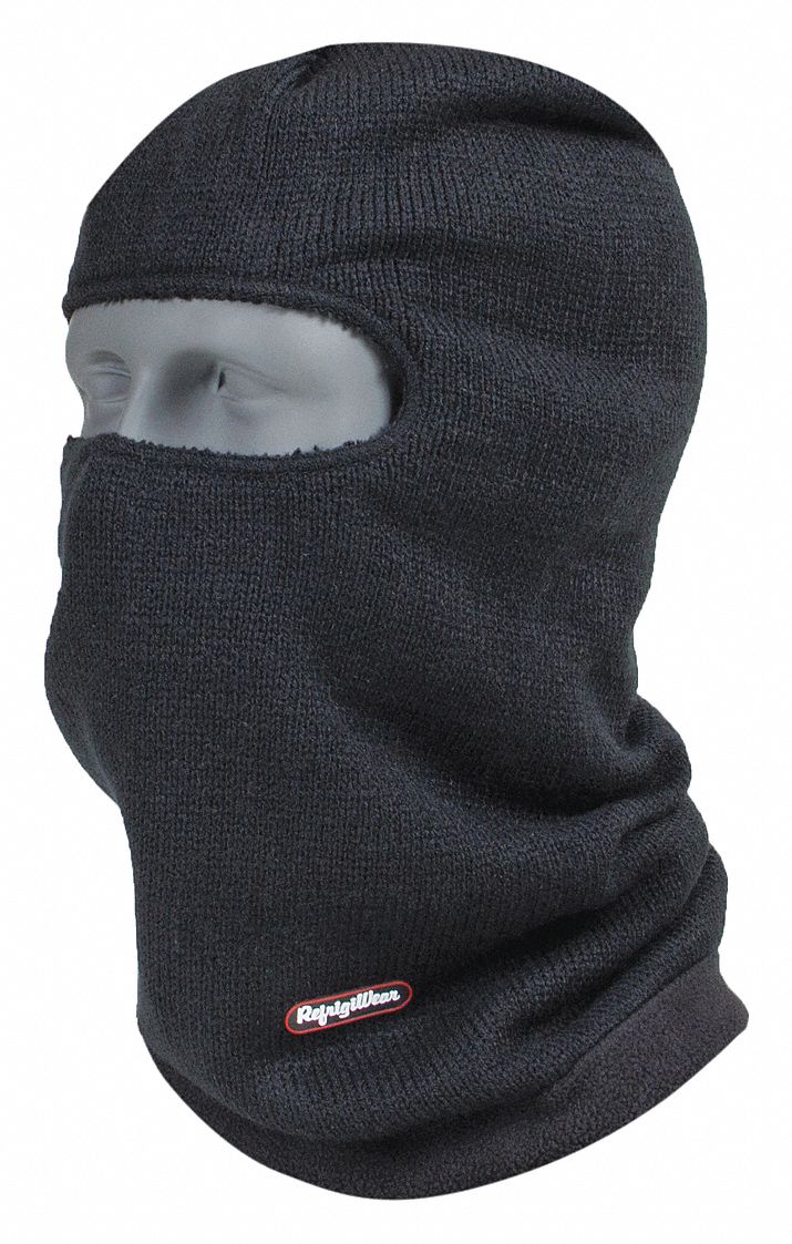 REFRIGIWEAR, Face Mask, Black, Balaclava - 32XN42|0055RBLKOSA - Grainger