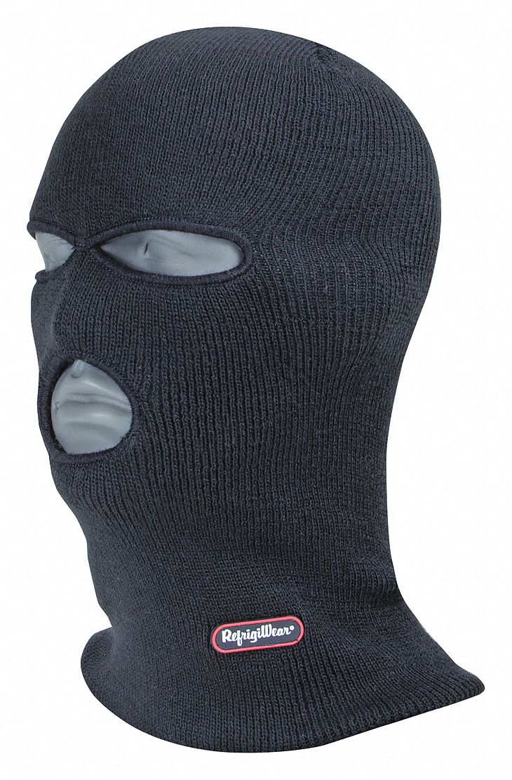 REFRIGIWEAR, Three Hole Mask, Black, Balaclava 32XN470051RBLKOSA