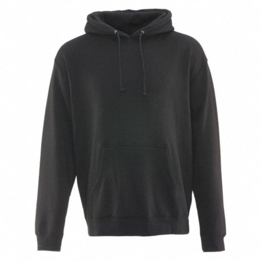 REFRIGIWEAR, L, Regular, Sweatshirt Hoodie Black Large - 32XP67 ...