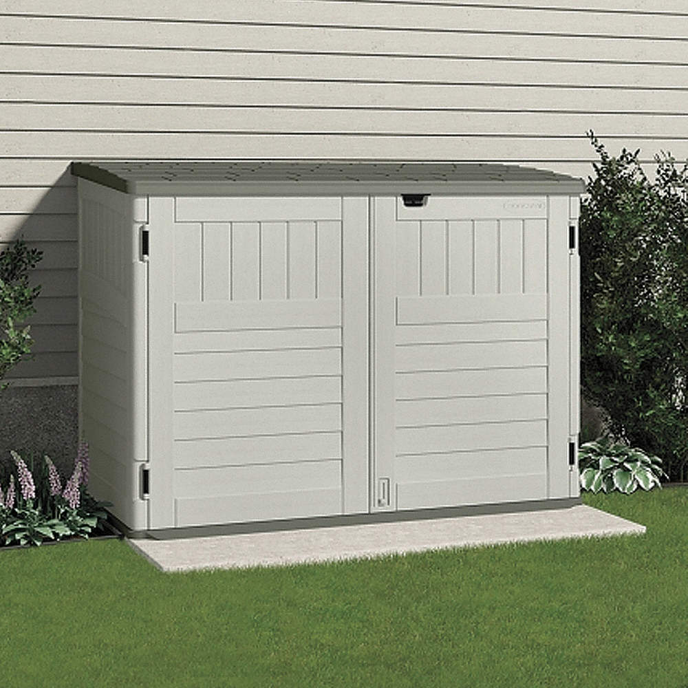 SUNCAST BMS4700 Outdoor Storage Shed,70-1/2inWx44-1/4inD 