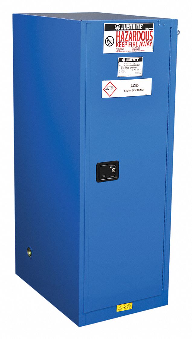 Haz Material Safety Cabinet 54 Gal Blue