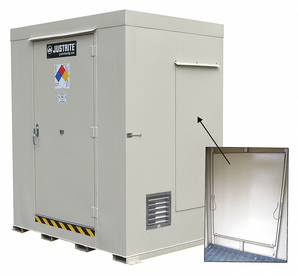 JUSTRITE Outdoor Storage Locker 32XT49911121 Grainger