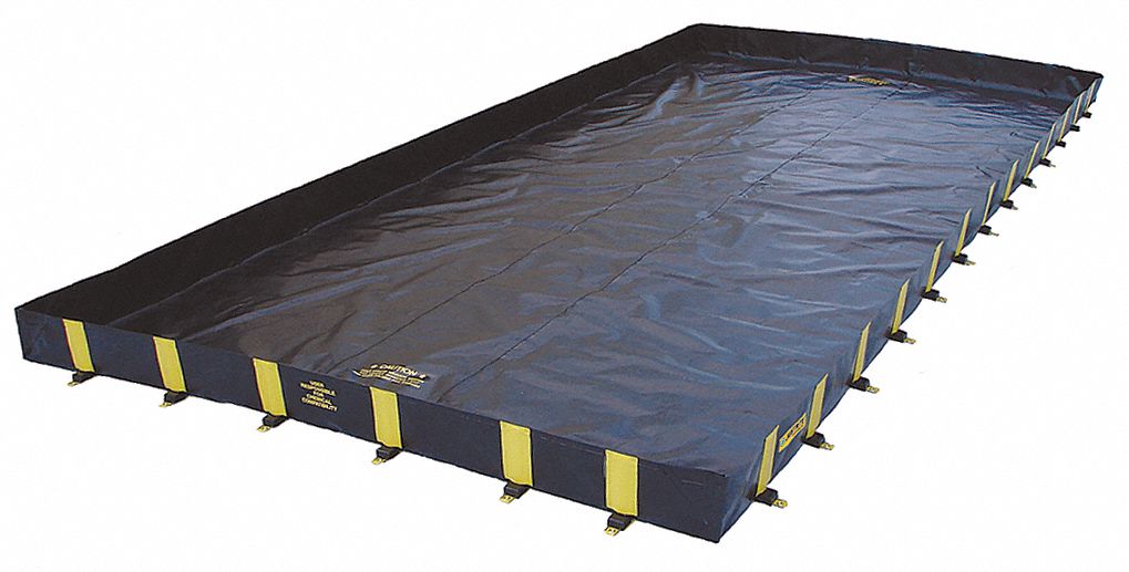 RIGID-LOCK QUICKBERM, 12 X 20 FT, 1,795 GALLON CAPACITY, PVC, BLACK