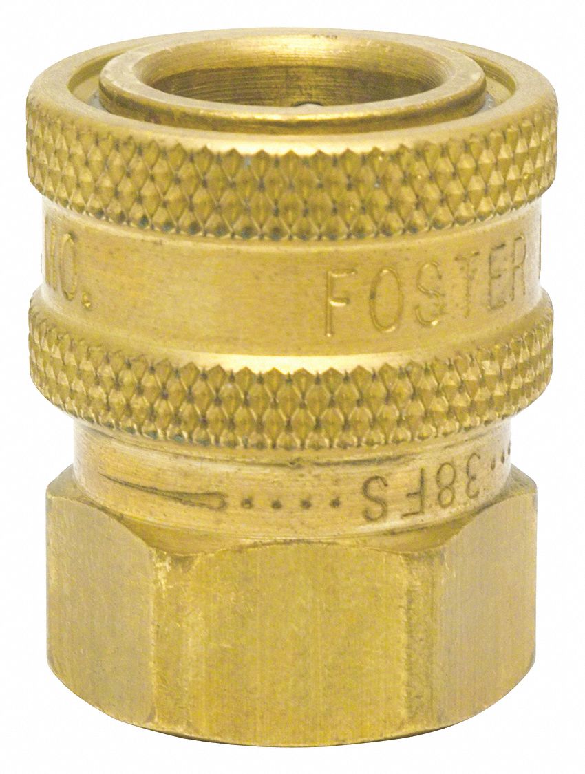 Fst Socket,  3/4In Brass,  Buna-N Seal