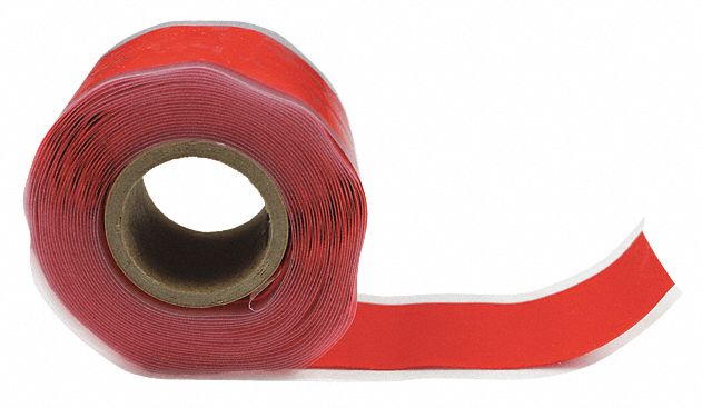 REPAIR TAPE, SELF-FUSING TAPE, 1 IN X 4 YARD, RED, SILICONE