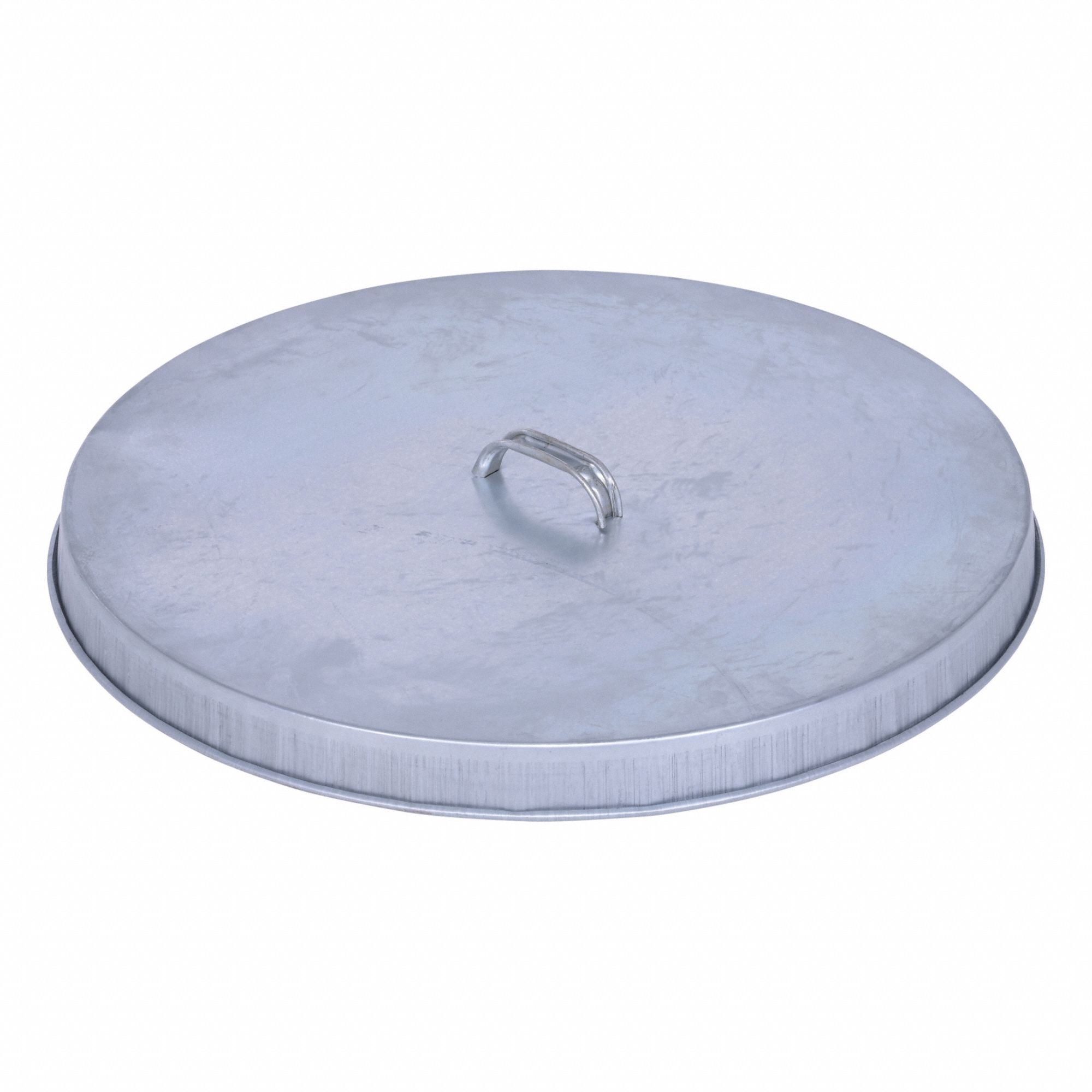 GALVANIZED STEEL DRUM COVER WITH HANDLE