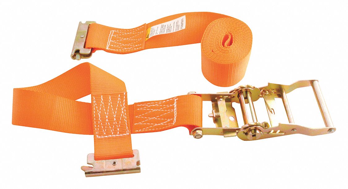 32Y151 - Ratcheting Cargo Strap With E-Clip