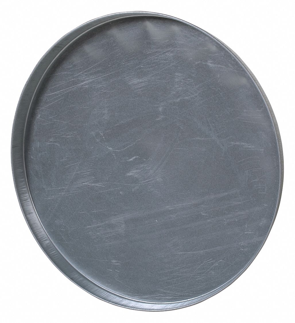 DRUM COVER, GALVANIZED FINISH, 26 GAUGE, CLOSED