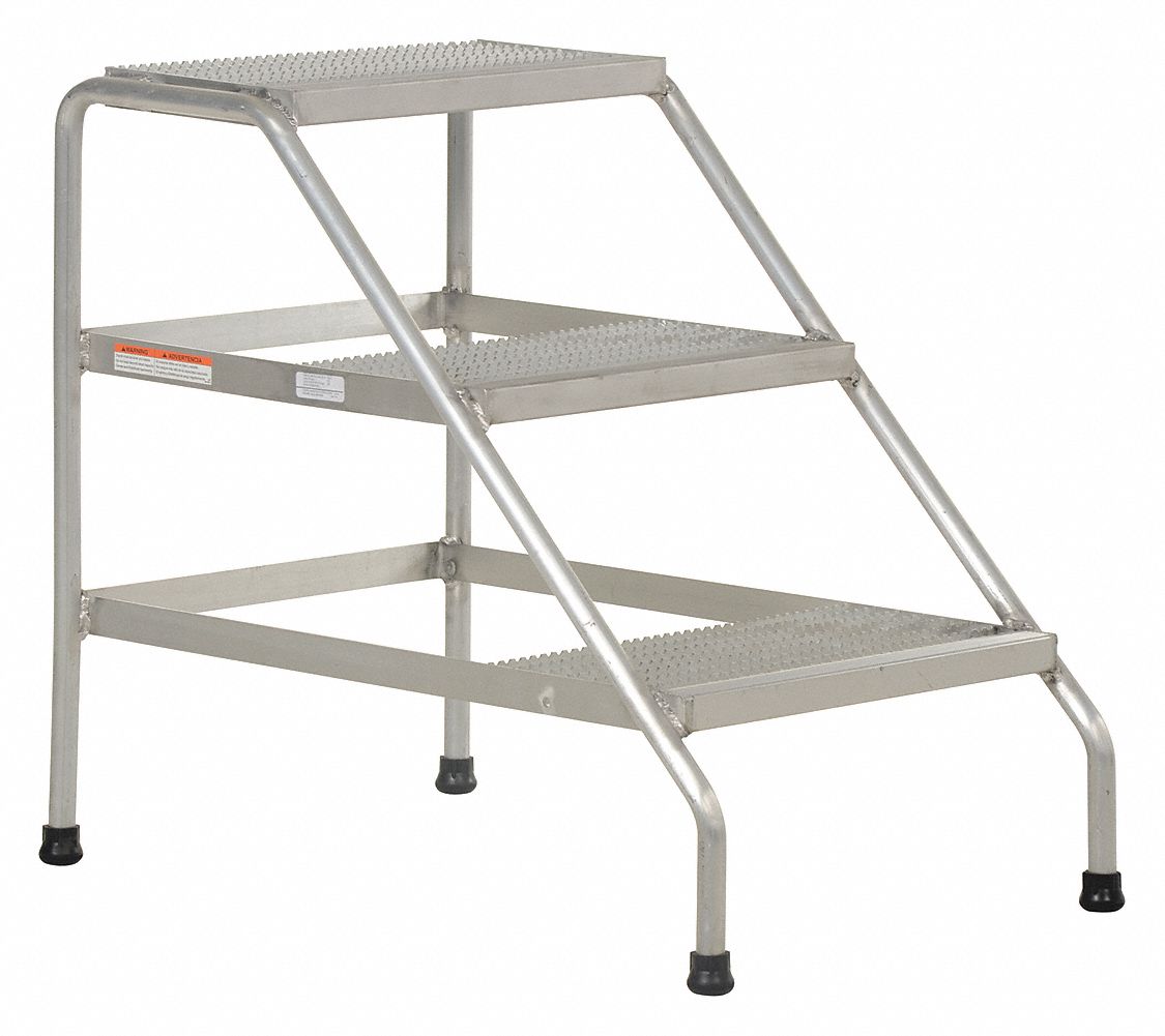 STAND STEP ALUMINUM 3 STEP WELDED