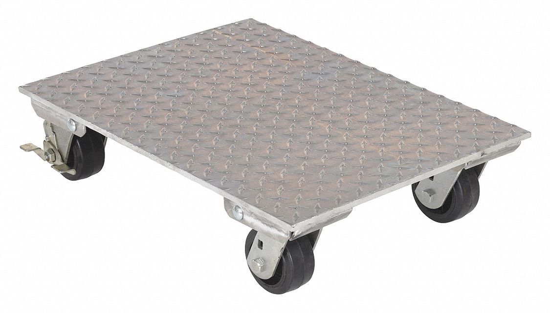 ALUMINUM PLATE DOLLY, 18 W X 24 L IN