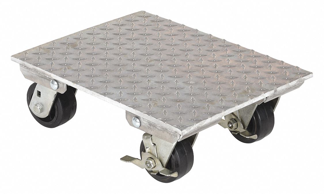 ALUMINUM PLATE DOLLY, 14 W X 18 L IN