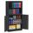 BCD18-72 BOOKCASE/CAB. (BLACK)