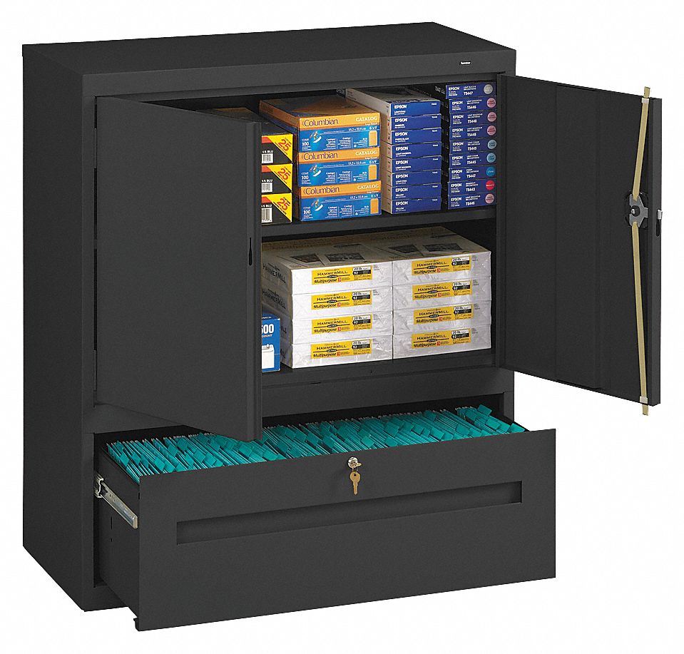 DWR-4218 CABINET W/DR. (BLACK)