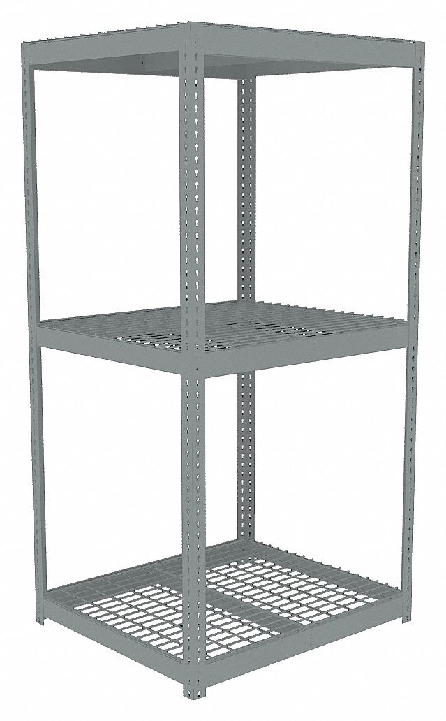 BOLTLESS SHELVING,24X84X72IN, STRTR