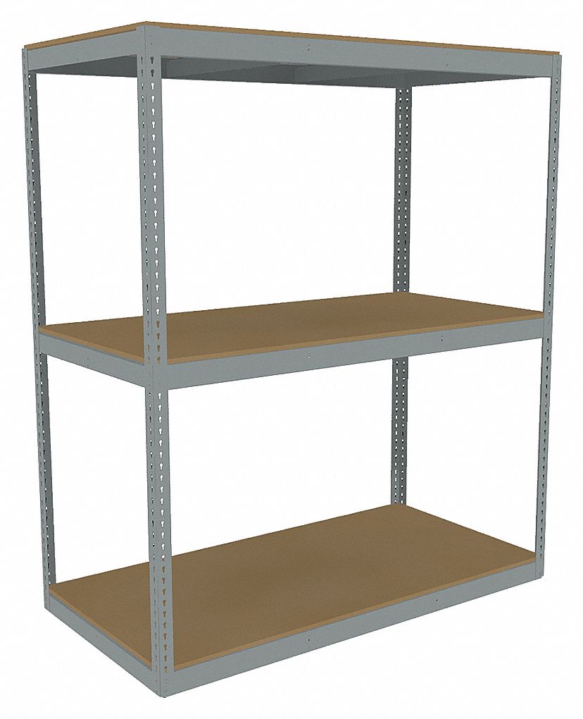 BOLTLESS SHELVING,30X84X72IN, ADON