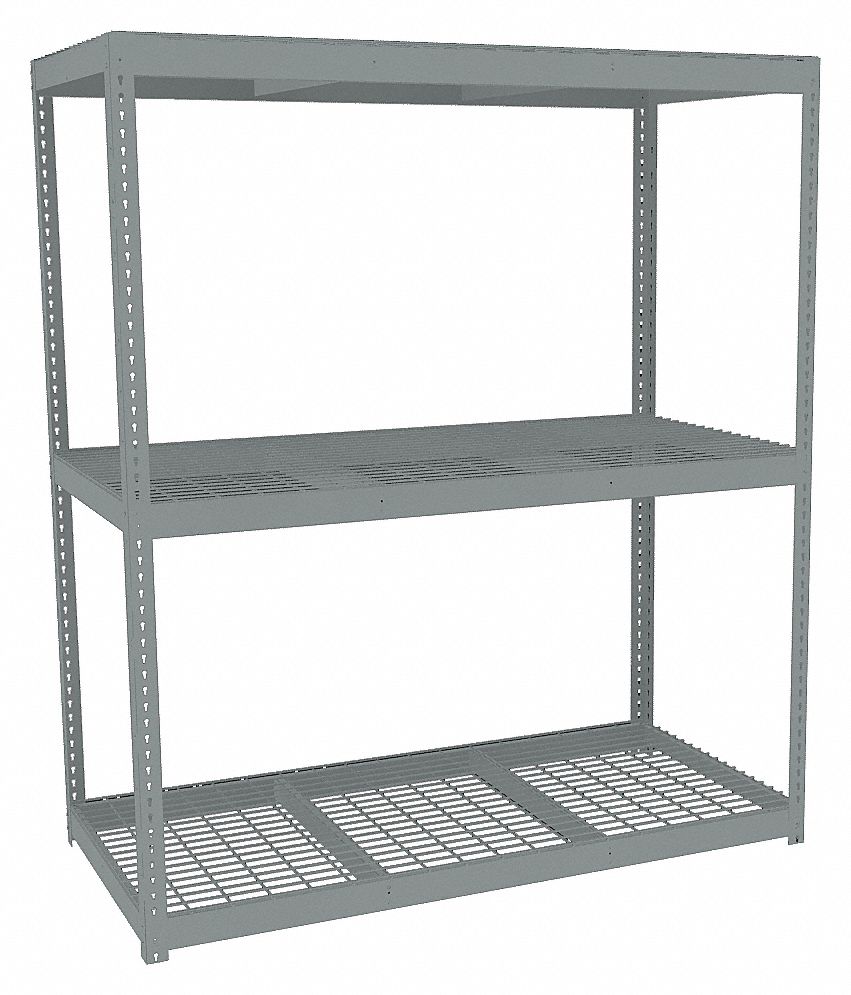 BOLTLESS SHELVING,30X84X72IN, ADON