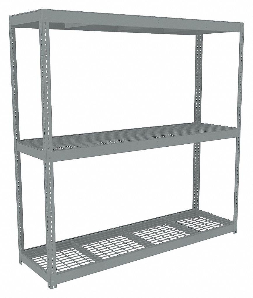 BOLTLESS SHELVING,36X84X42IN, STRTR