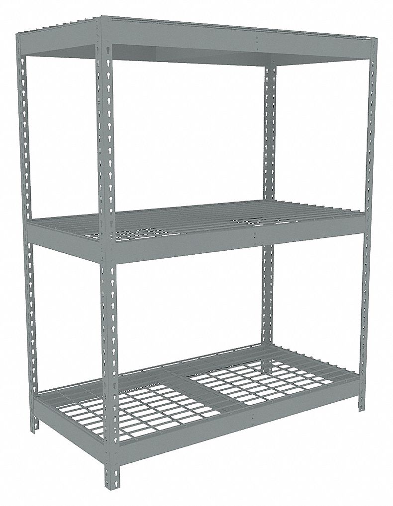 BOLTLESS SHELVING,48X84X72IN, ADON