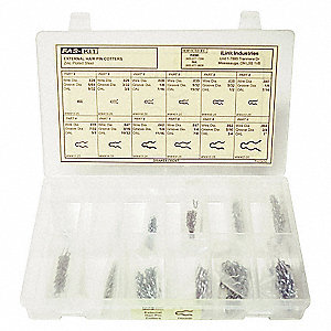 HAIR PIN SET, 12 ASSORTED SIZES, SMALL, PKG 300