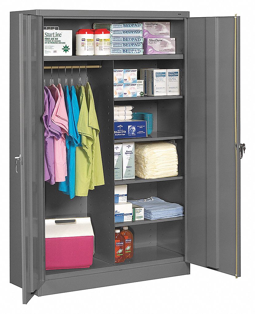 ARMOIRE JMBO COMBO 24X78 GRIS