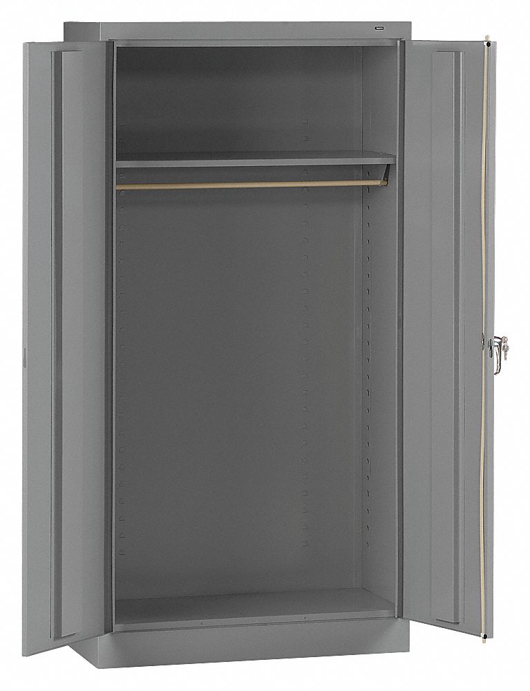 7114 ARMOIRE ASSMBL GRIS 36X18X72