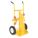CYLINDER HAND TRUCK, YELLOW, 500 LB LOAD CAPACITY, DOUBLE HANDLE, FOR USE WITH CYLINDER
