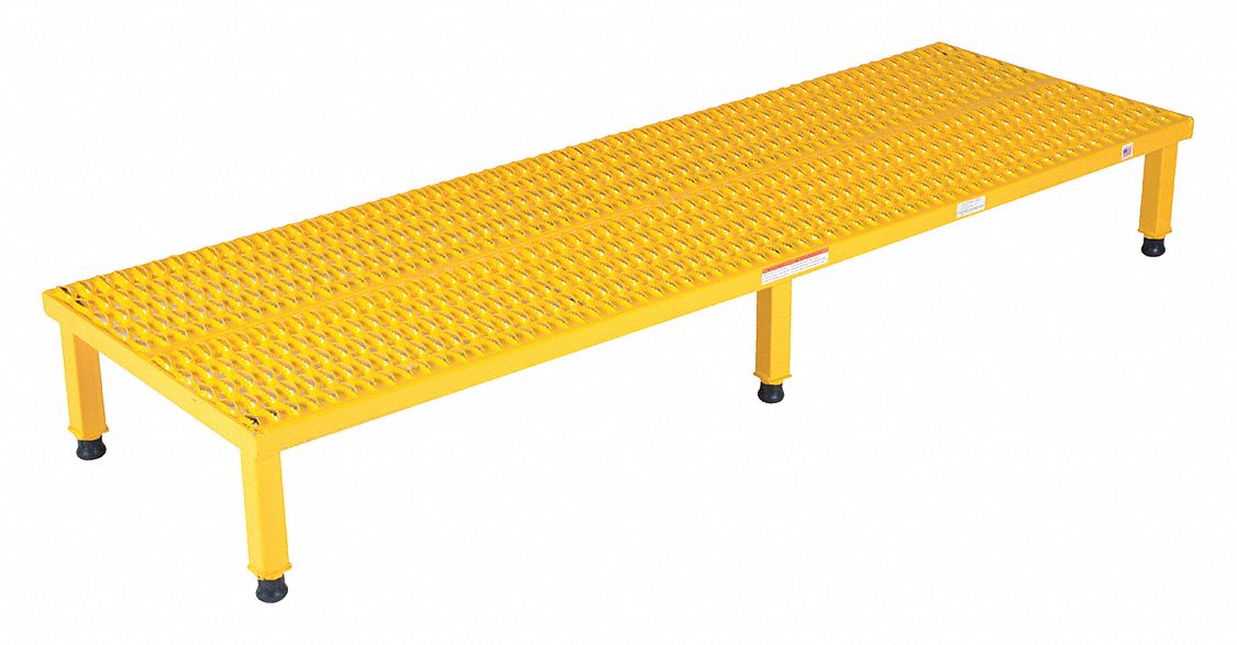 ADJUSTABLE SERRATED WORK MATE STAND, 24 X 72 IN, STEEL