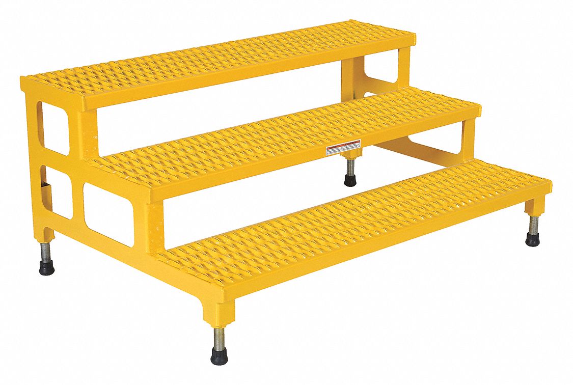 ADJUSTABLE SERRATED STEP MATE STAND, UNASSEMBLED