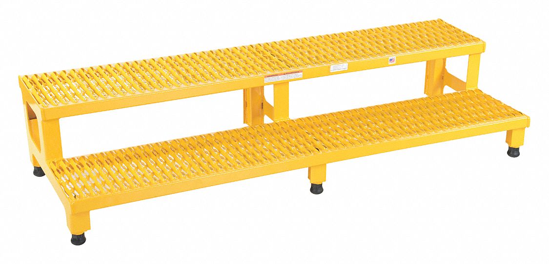 STEPLADDER,2 STEPS,12 IN D